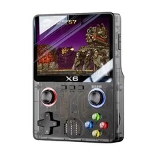 Console rétrogaming szsmart Console de jeu portable X6 avec écran 3,5 pouces batterie 2000 mAh 32 Go - Noir