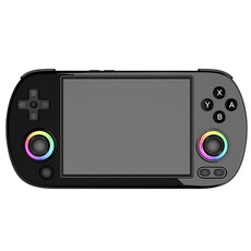 Console rétrogaming szsmart Console de jeu RG40XX H écran IPS 4 pouces 5000 jeux 3200 mAh (64 Go) - Noir