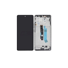 Original Ecran LCD et Vitre Tactile Pulled avec Châssis (PIEC) Noir pour Redmi Note 14 Pro 4G