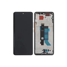 Original Ecran LCD et Vitre Tactile Pulled avec Châssis (PIEC) Noir pour Redmi Note 14 Pro 5G