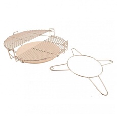 Set de cuisson Divide & Conquer pour Kamado avec Grille de 46cm dont Kamal