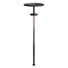 Borne solaire aluminium pied extensible PLANET B H 1m/1.2m/1.6m