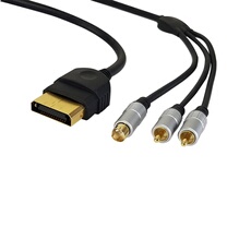 Câblage haute qualité - S-VHS - 2 x RCA - Connecteurs plaqués Or 24k