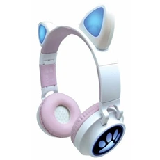 Casque audio Lexibook Casque audio 2en1 avec oreilles de chat Bluetooth 5.0 Pour enfants a partir