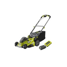Tondeuse poussée 36V coupe 40 cm ramassage et mulching 1 batterie lithium 5 0