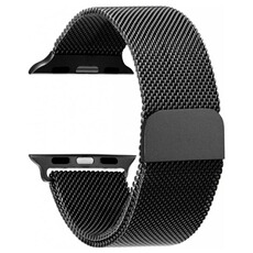 Accessoires bracelet et montre connectée Devia Bracelet pour Watch 38/40/41mm Maille Milanaise Noir