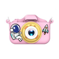 Appareil photo compact Avizar Appareil Photo Numérique pour Enfant Double Objectif Astro Qualité HD Rose