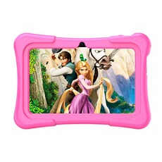 Tablettes educatives Avizar Tablette Éducative 7" pour Enfant Android 11 avec Coque Antichoc Rose