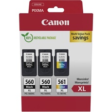 Pack de 3 Cartouches d'encre Canon Pixma PG540L et CL541XL Jaune Cyan et - vue 4