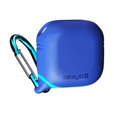 Accessoires audio CATALYST Coque pour Airpods 4 Waterproof IPX6 avec Mousqueton Bleu