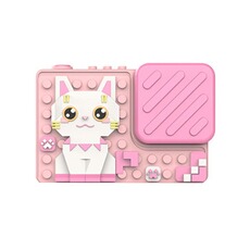 Appareil photo compact Avizar Appareil Photo Numérique Pixel Chat pour Enfant 18MP avec Mini-Jeux et Filtres Rose