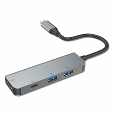 Hub Accsup USB C 4 in 1 - vue 2