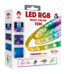 RUBAN LED COULEURS RGB 10 METRES QUALITE PREMIUM AVEC TELECOMMANDE