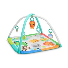 Tapis de sol éveil bébé évolutif pliable Jungle arche avec jouets sensorie