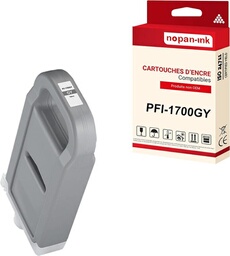 - x1 Cartouche compatible pour Canon PFI1100 PFI-1100GY Gris 0856C001