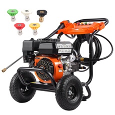 Nettoyeur Haute Pression à Essence 3500PSI 10L/min 2,6GPM Pour Voitures Clôtures