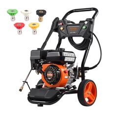 Nettoyeur Haute Pression à Essence 3950PSI 10L/min 2,6GPM Facile à Déplacer