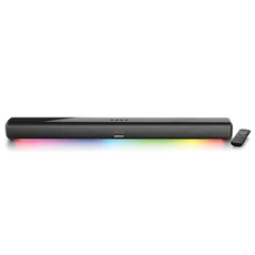Enceinte sans fil Lenco 85cm Bluetooth® Soundbar avec HDMI (ARC) et éclairage LED SB-042LEDBK Noir