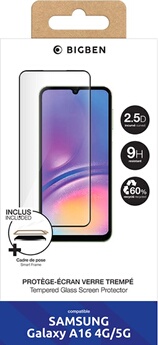 Protection d'écran Forceglass 2 5D Original pour Samsung Galaxy A16 4G et 5G - vue 2