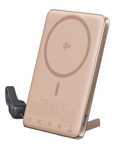 PB MagPro Slim 5k mAh Magnet+USB C Desert - vue 2