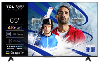 TV HDR Tcl 65P69K 165 cm 4K UHD 2025 Aluminium brossé - vue 2