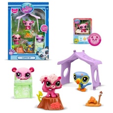 Pack A Theme 3 Pets - - Littlest Pet Shop Camping - Animaux Et Accessoires