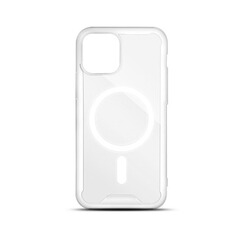 Coque et étui téléphone mobile Mooov Coque rigide compatible MagSafe pour iPhone 12/12 PRO - transparente