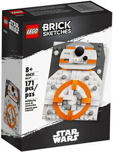 Acheter LEGO Brick Sketches 40431 BB-8 Star Wars État correct - 19,95 € LEGO Brick Sketches 40431 BB-8 Star Wars État correct - Lego Marvel reconditionné disponible sur Darty