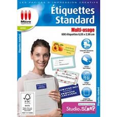 Micro Application étiquettes standard - vue 2