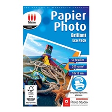 Pack Eco de 50 feuilles papier photo 10 x 15 cm Micro Application - vue 2