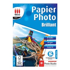 Pack de 40 feuilles papier photo A4 Micro Application - vue 2