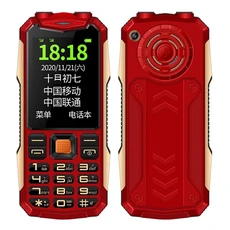 Smartphone YONIS Téléphone Incassable Étanche Antichoc Batterie 4800mAh Dual SIM Écran 2.4 Pouces Orange