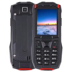 Smartphone YONIS Téléphone Incassable Étanche Antichoc Écran 2.4 Pouces Batterie 2500mAh Dual SIM Noir