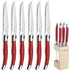 Amefa bloc de 6 couteaux steaks gamme tradition - rouge 894460