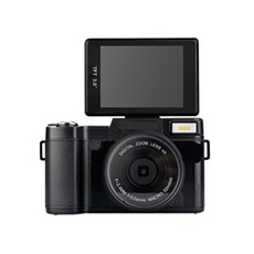 Appareil photo compact YONIS Appareil Photo 2.7K - 24MP - Zoom 4X - Ecran Rotatif 3.0" - Noir