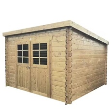 Abri de jardin Brest 2980 x 2980 mm ? 28 mm