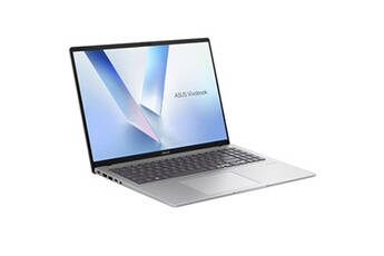 Vivobook 16 S1607QA-MB054W Argenté 16" (Qualcomm Snapdragon X X126100 - SSD 1To - RAM 16Go - Adreno X1?45 - Windows 11) - AZERTY