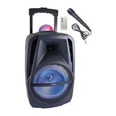 KA116BOWL - Enceinte lumineuse Bluetooth 450W - Fonction Karaoke - Boule kaleidoscope LED multicolore - Port USB