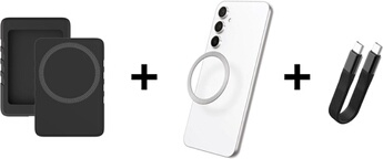 Pack Disque SSD Externe Samsung T7 4 To + Support magnétique - vue 2