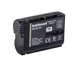 Batterie Hähnel Ultra HLC EL15c Type USB C pour appareil photo Nikon - vue 2