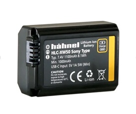 Batterie Hähnel Ultra HLC XW50 Type USB C pour appareil photo Sony - vue 2