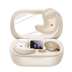 Ecouteurs Avizar Écouteurs sans Fil Bluetooth 5.3 Stéréo avec Basses et Réduction du Bruit Active Rose