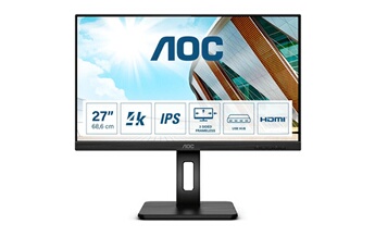 U27P2CA - Ecran LED - 27" - 3840 x 2160 4K @ 60 Hz - IPS - 350 cd/m² - 4 ms - 2xHDMI, DisplayPort, USB-C