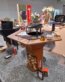 Table d'appoint pour brasero Nestor