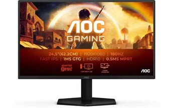 Gaming 25G42E - Ecran LED - jeux - 25" (24.5" visualisable) - 1920 x 1080 Full HD (1080p) @ 180 Hz - Fast IPS - 300 cd/m² - 1000:1 - HDR10 - 0.5 ms -