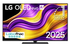 OLED55G56LS.AEU OLED evo Noir Profond + pied inclus 120 Hz 4K 139 cm IA 202