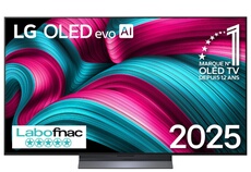 OLED65C54LA.AEU OLED evo Noir Profond et booster de luminosité 120 Hz 4K 13