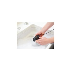 Pro Fit Washable Wired Mouse - Souris - droitiers et gauchers - optique - 3 boutons - filaire - USB