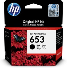 653 - 6 ml - noir - original - Ink Advantage - cartouche d'encre - pour DeskJet Plus Ink Advantage 6075, Ink Advantage 6475, Ink Advantage 6475