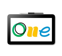 Tablette graphique avec ecran Full HD 11.6'' et stylet Wacom One Pen (PC / Mac / Android)